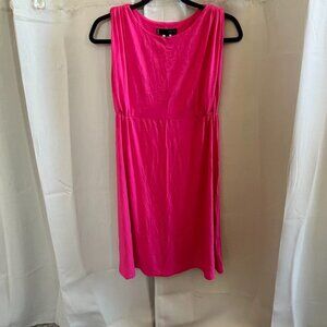 Dote Womens TShirt Dress Small Pink‎ Bamboo Stretch Comfort Ruched Sleeves 16802